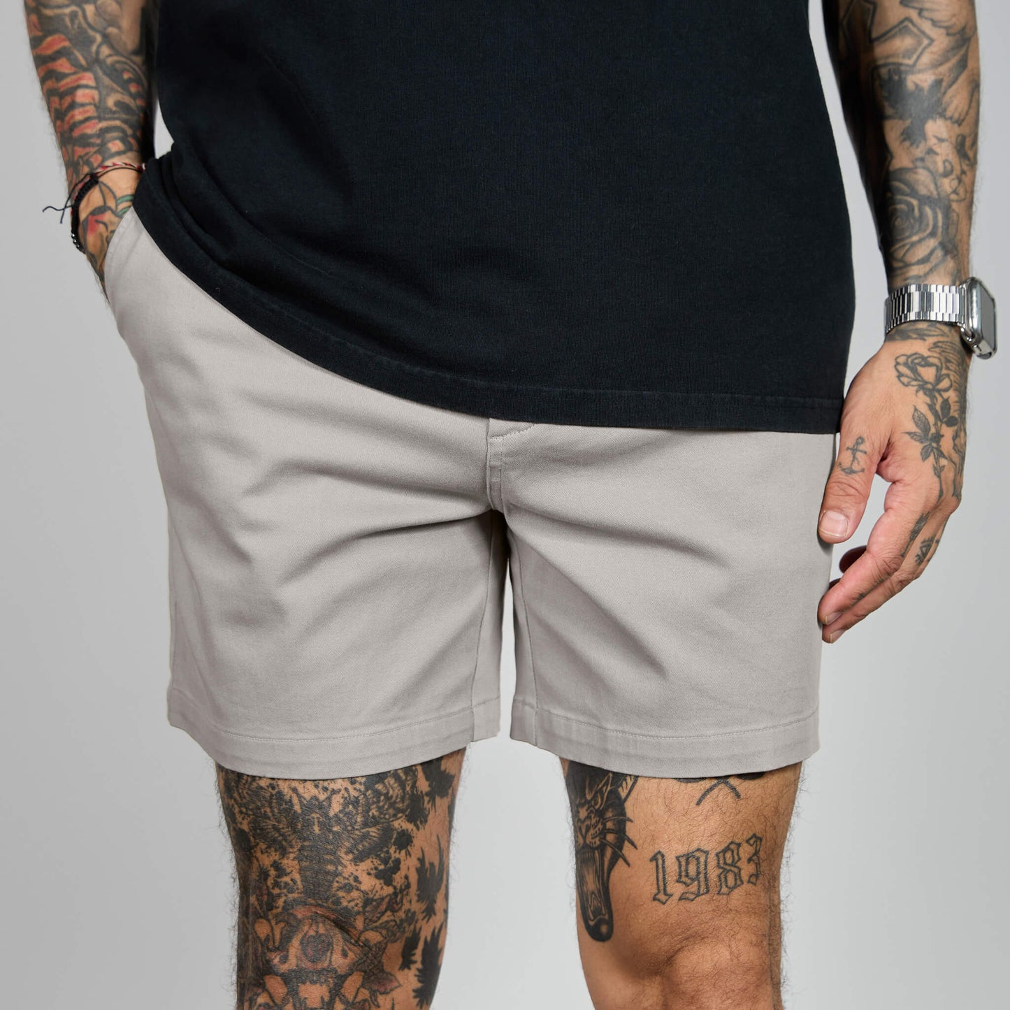 Chino Shorts - Limestone